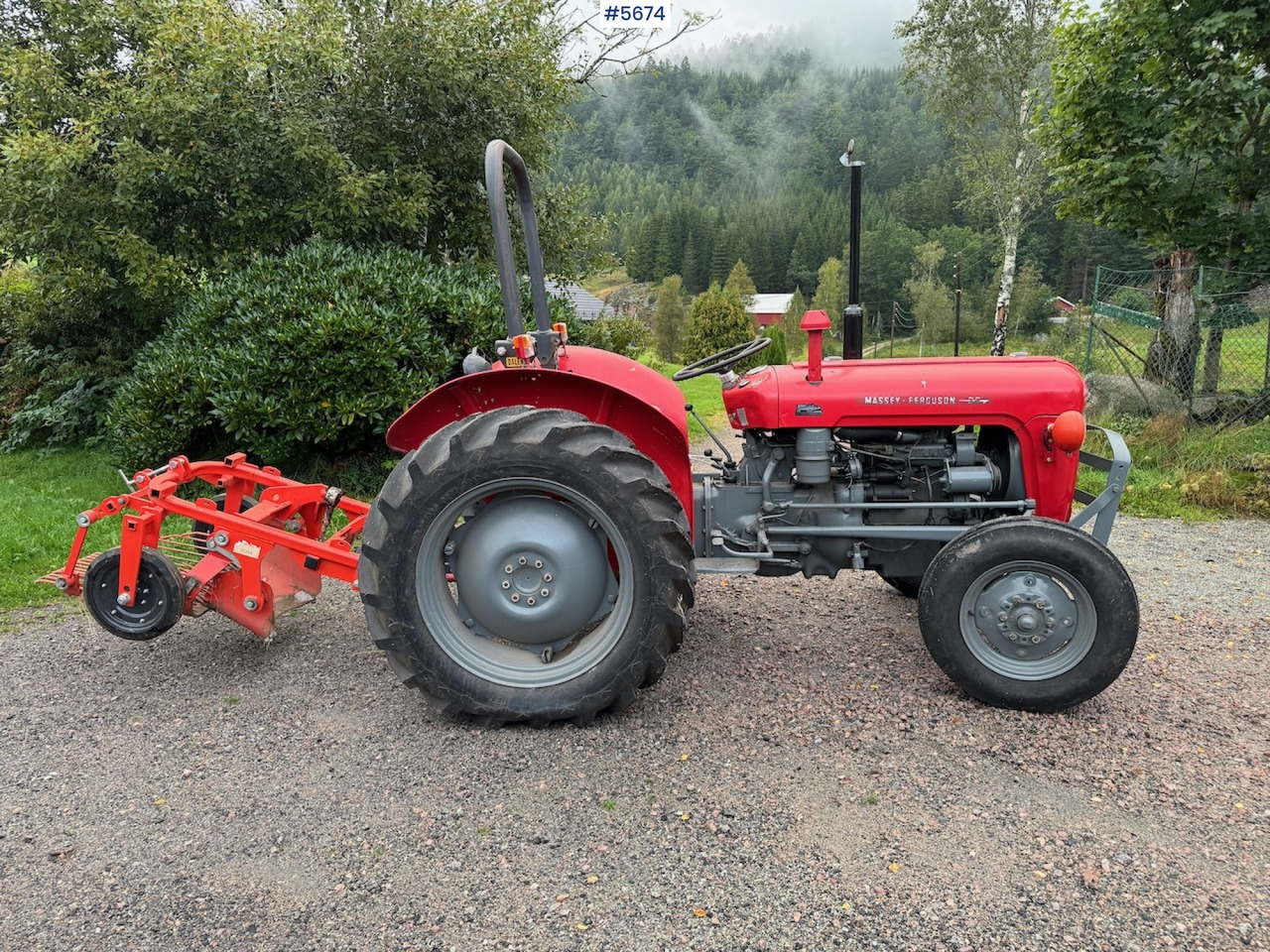 1961 Massey Ferguson 35 m/ litt utstyr - Tracteur agricole: photos 5 1961 Massey Ferguson 35 m/ litt utstyr - Tracteur agricole: photos 5