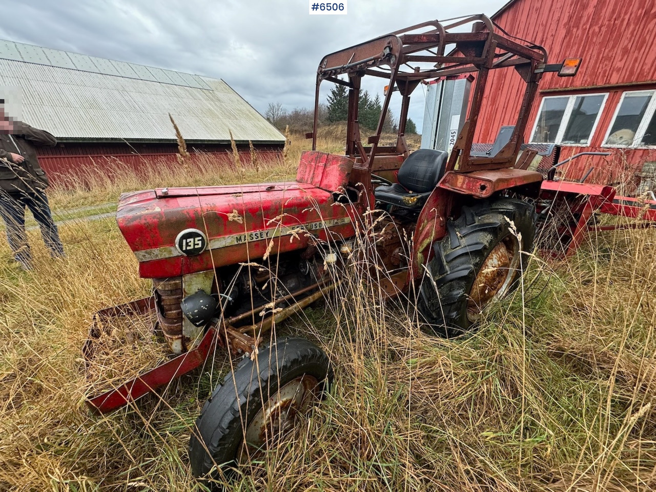 1971 Massey Ferguson 135 Tractor. Repair item - Tracteur agricole: photos 3 1971 Massey Ferguson 135 Tractor. Repair item - Tracteur agricole: photos 3
