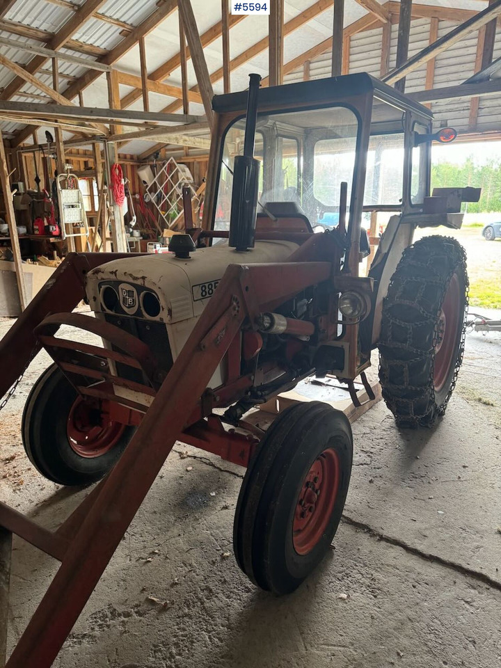 1974 David Brown 885 w/ loaders and chain. - Tracteur agricole: photos 1 1974 David Brown 885 w/ loaders and chain. - Tracteur agricole: photos 1