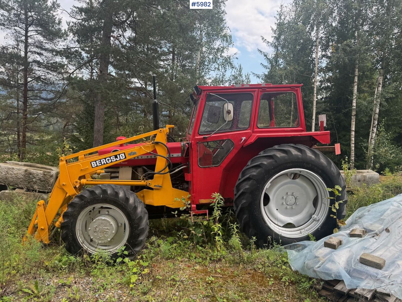 1975 Massey Ferguson 168 4x4 w/ loader - Tracteur agricole: photos 2 1975 Massey Ferguson 168 4x4 w/ loader - Tracteur agricole: photos 2