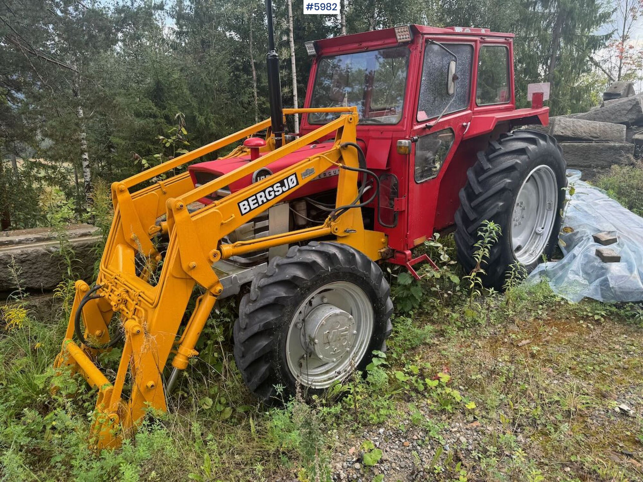 1975 Massey Ferguson 168 4x4 w/ loader - Tracteur agricole: photos 1 1975 Massey Ferguson 168 4x4 w/ loader - Tracteur agricole: photos 1