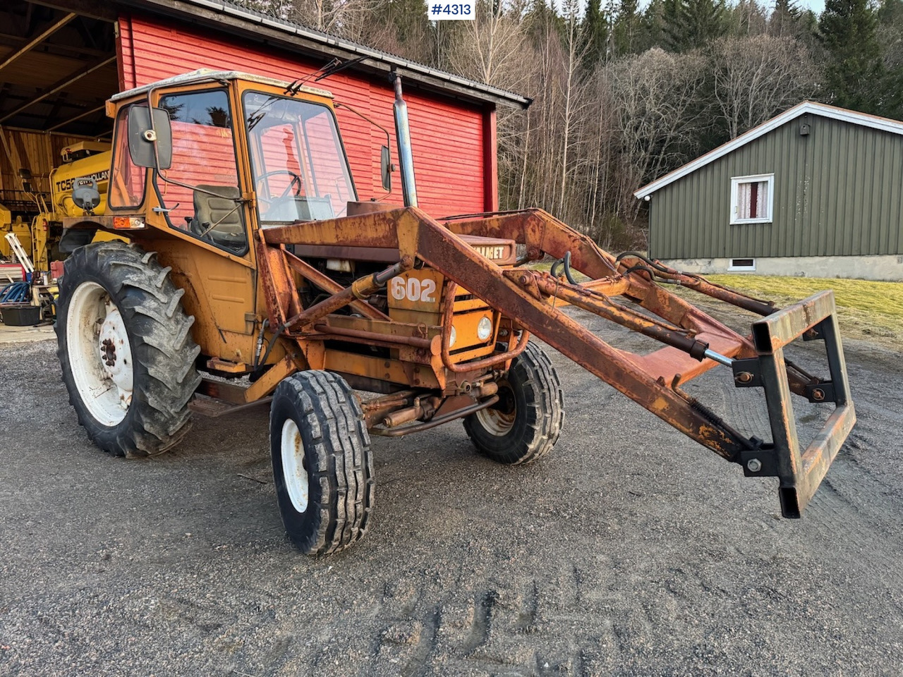 1980 Valmet 602 m/ frontlaster - Tracteur agricole: photos 3 1980 Valmet 602 m/ frontlaster - Tracteur agricole: photos 3