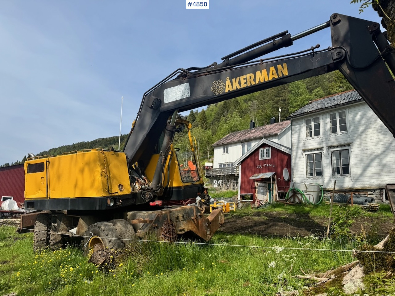 1983 Åkerman H7 Wheeled excavator with digging bucket - Pelle sur pneus: photos 4 1983 Åkerman H7 Wheeled excavator with digging bucket - Pelle sur pneus: photos 4