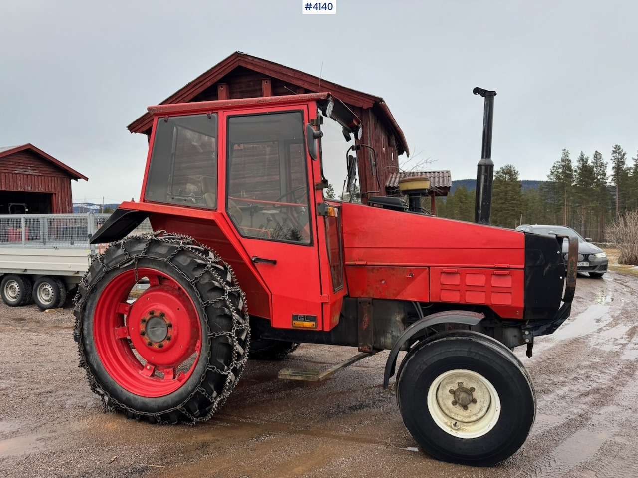1985 Valmet 4x2 w/ Brackets. - Tracteur agricole: photos 5 1985 Valmet 4x2 w/ Brackets. - Tracteur agricole: photos 5