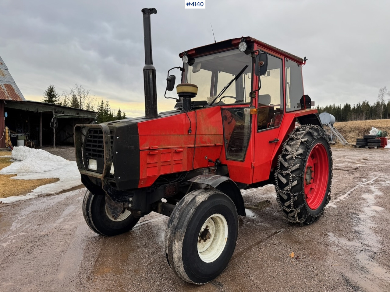 1985 Valmet 4x2 w/ Brackets. - Tracteur agricole: photos 1 1985 Valmet 4x2 w/ Brackets. - Tracteur agricole: photos 1