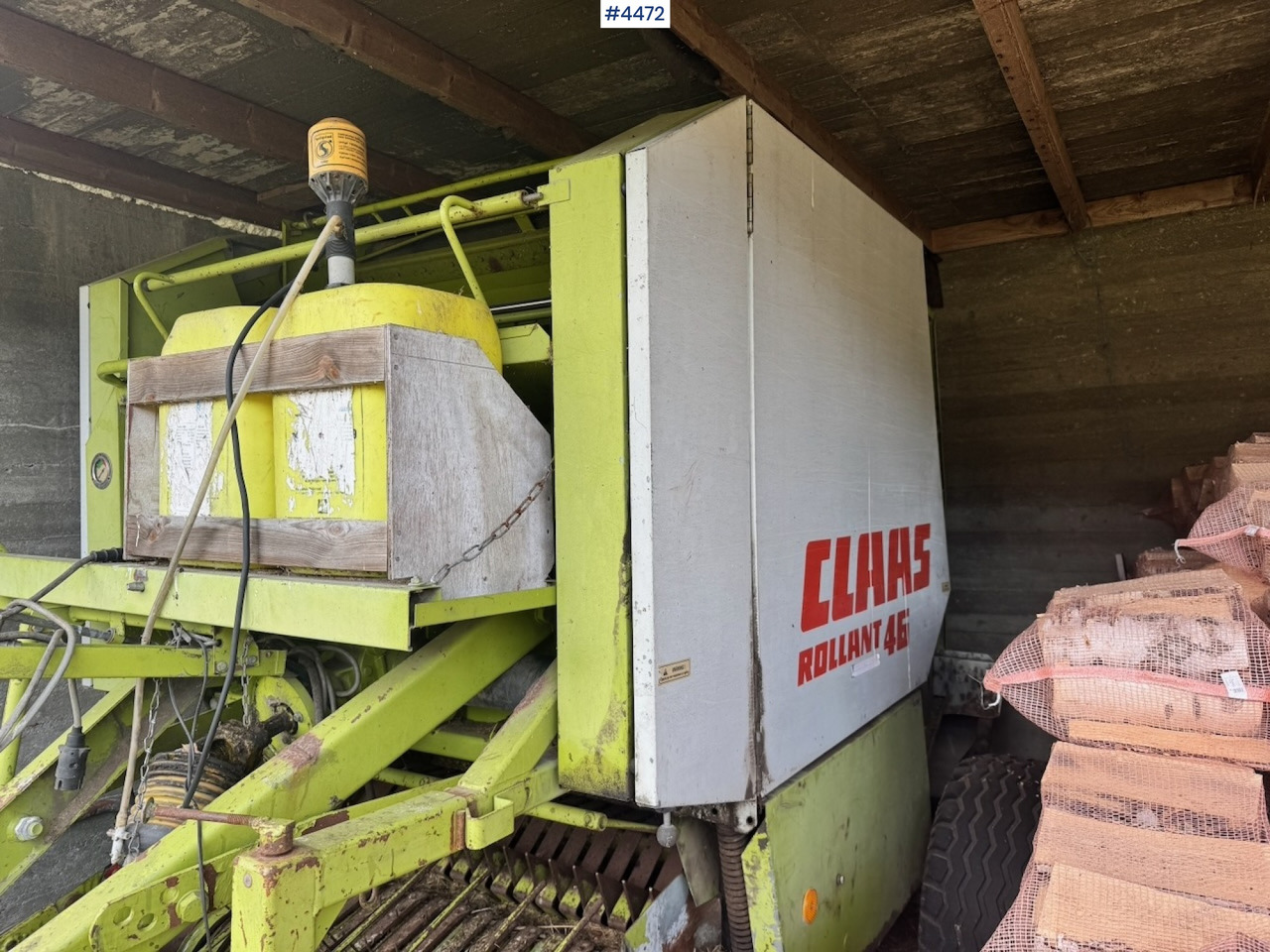 1990 Claas Rollant 46 Round Baler - Matériel de fenaison: photos 3 1990 Claas Rollant 46 Round Baler - Matériel de fenaison: photos 3