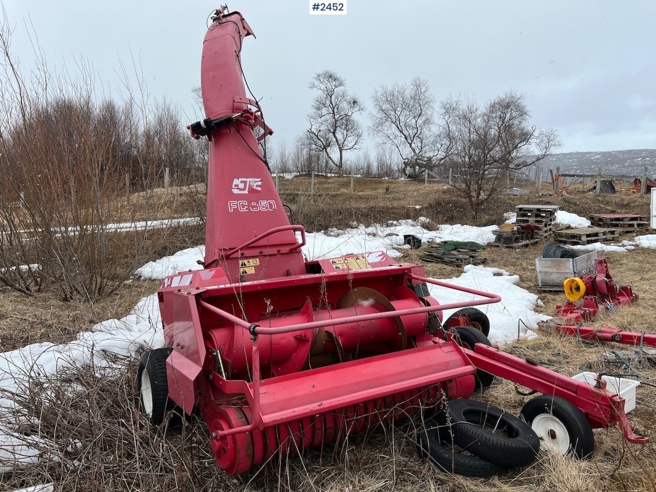 1990 JF FC 850 Forage Harvester - Ensileuse tractée: photos 1 1990 JF FC 850 Forage Harvester - Ensileuse tractée: photos 1
