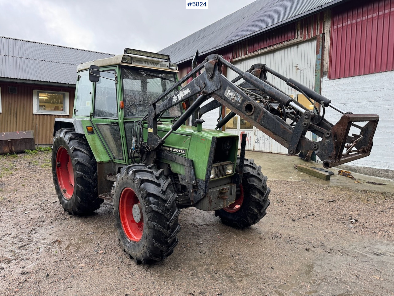 1991 Fendt Farmer 307 LSA w/ front loader. - Tracteur agricole: photos 4 1991 Fendt Farmer 307 LSA w/ front loader. - Tracteur agricole: photos 4