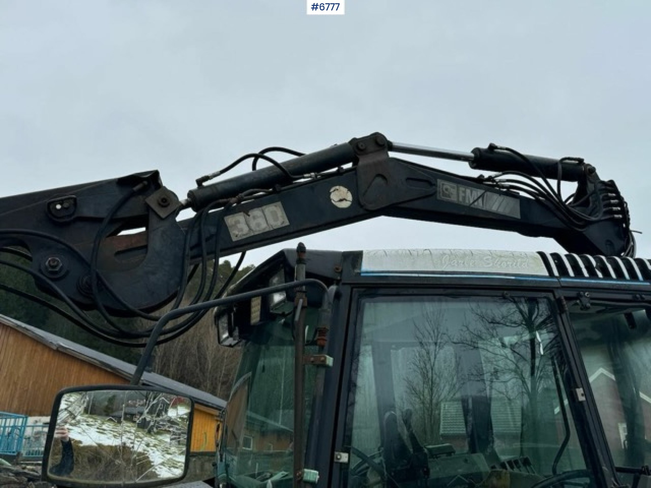 Tracteur agricole 1993 Valmet 8100 with Hiab FMV crane and log trailer: photos 10 Tracteur agricole 1993 Valmet 8100 with Hiab FMV crane and log trailer: photos 10