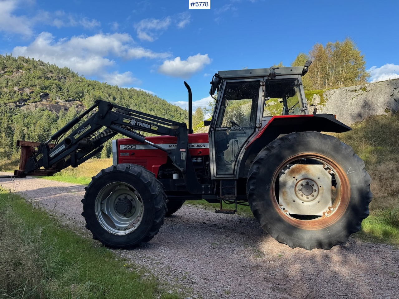 1995 Massey Ferguson 399 w/ front loader. - Tracteur agricole: photos 5 1995 Massey Ferguson 399 w/ front loader. - Tracteur agricole: photos 5