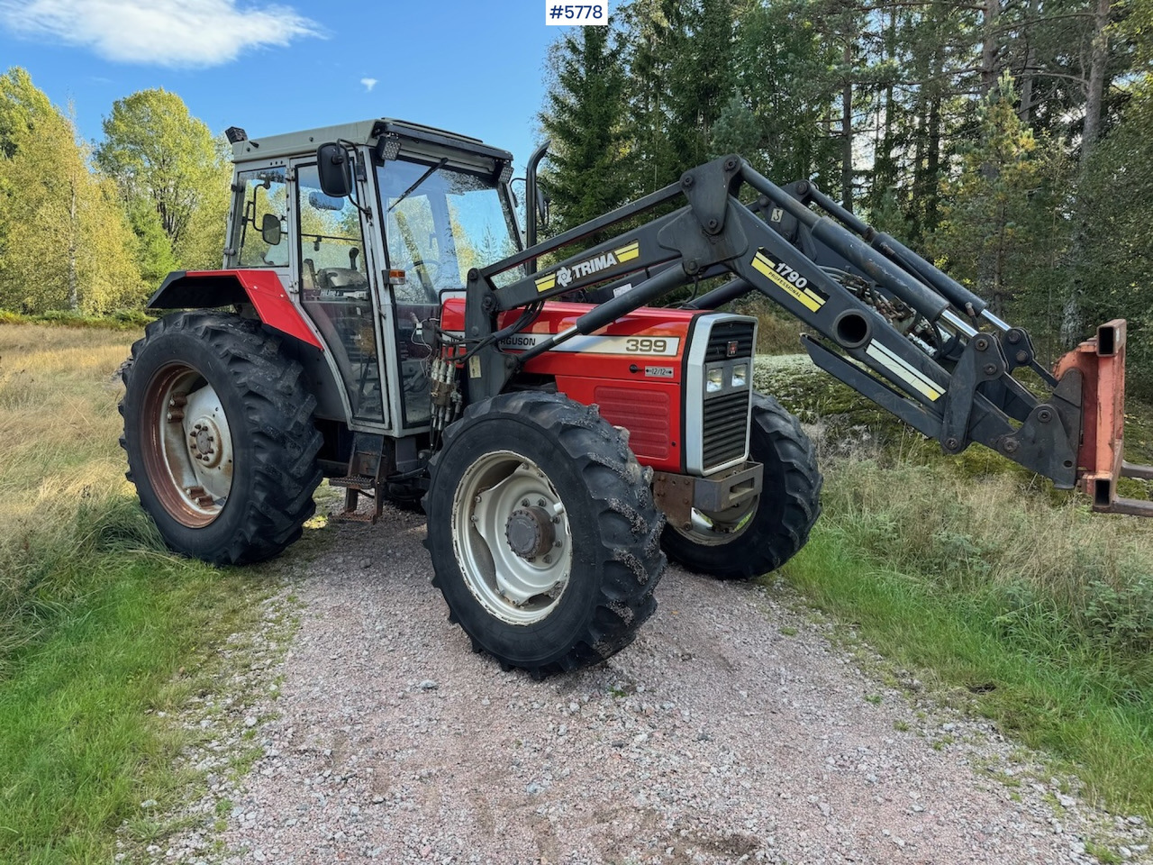 1995 Massey Ferguson 399 w/ front loader. - Tracteur agricole: photos 1 1995 Massey Ferguson 399 w/ front loader. - Tracteur agricole: photos 1