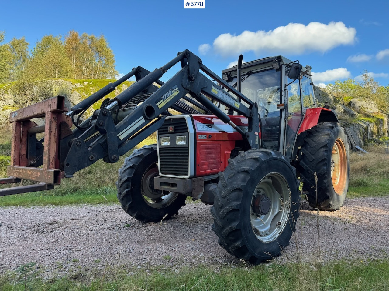 1995 Massey Ferguson 399 w/ front loader. - Tracteur agricole: photos 4 1995 Massey Ferguson 399 w/ front loader. - Tracteur agricole: photos 4