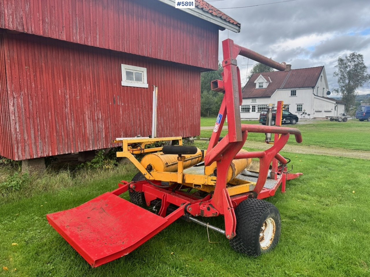 1997 Tellefsdal AW4000 round bale wrapper - Matériel de fenaison: photos 4 1997 Tellefsdal AW4000 round bale wrapper - Matériel de fenaison: photos 4