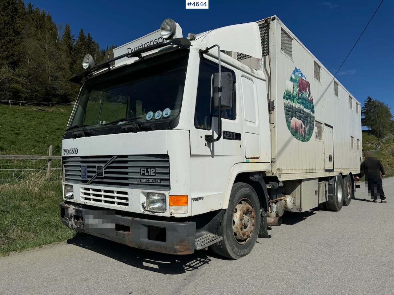 1997 Volvo FL12 6x2 Dyretransportbil - Camion bétaillère: photos 2 1997 Volvo FL12 6x2 Dyretransportbil - Camion bétaillère: photos 2