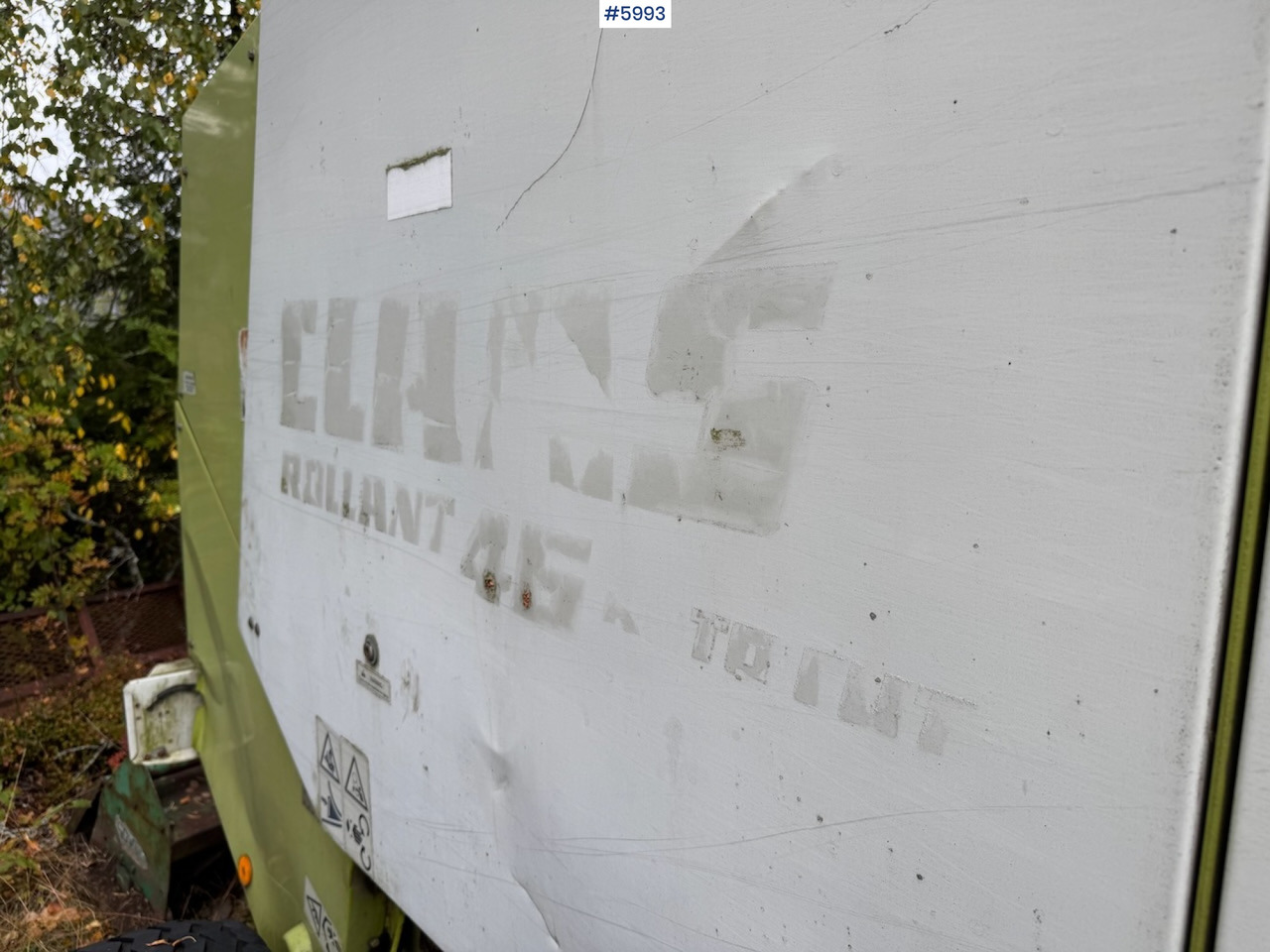 Matériel de fenaison 1999 Claas Rollant 46 Rotocut and a dividing baler.: photos 19