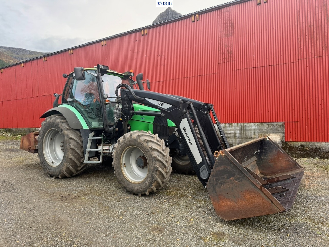 1999 Deutz Agrotron 150 w/ bucket and Front loader from 2020. - Tracteur agricole: photos 2 1999 Deutz Agrotron 150 w/ bucket and Front loader from 2020. - Tracteur agricole: photos 2