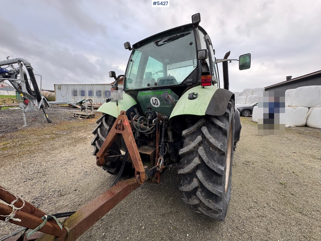 Tracteur agricole 2001 Deutz Fahr Agrotron 90 w/front loader.: photos 7 Tracteur agricole 2001 Deutz Fahr Agrotron 90 w/front loader.: photos 7