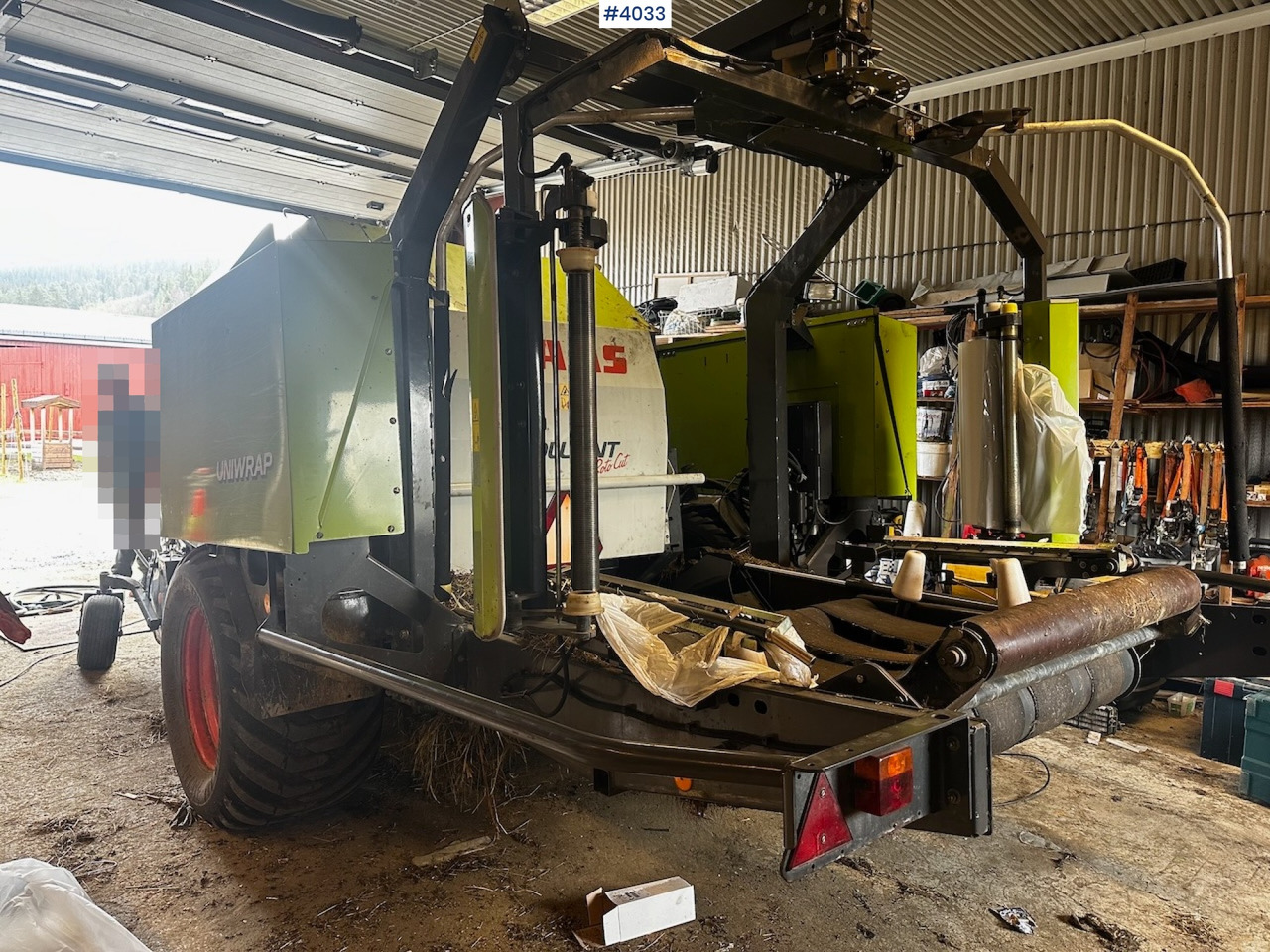 Matériel de fenaison 2008 Claas rollant 355 uniwrap round baler press: photos 10 Matériel de fenaison 2008 Claas rollant 355 uniwrap round baler press: photos 10