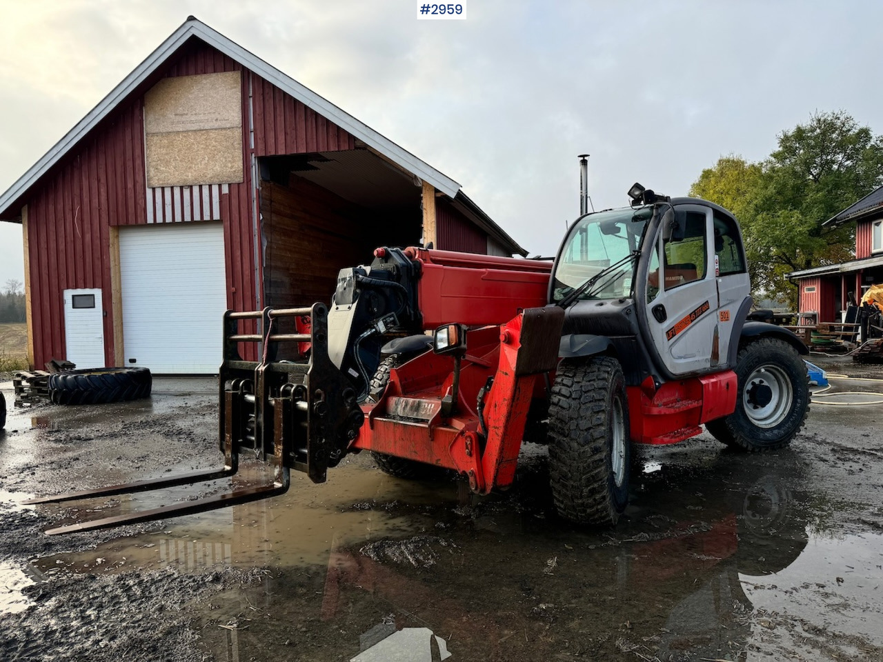 2009 Manitou MT 1440 Telescopic truck w/ Bucket, Pallet forks and Lifting jib - Chariot télescopique: photos 4 2009 Manitou MT 1440 Telescopic truck w/ Bucket, Pallet forks and Lifting jib - Chariot télescopique: photos 4