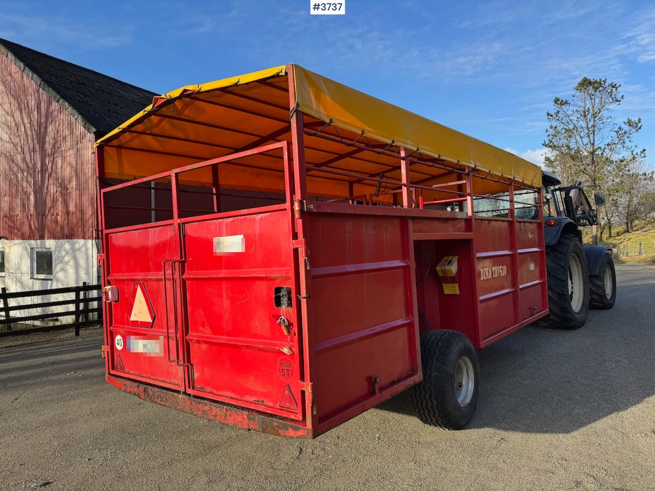 2016 Dinapolis TRV 510 Animal Cart - Remorque agricole: photos 5 2016 Dinapolis TRV 510 Animal Cart - Remorque agricole: photos 5