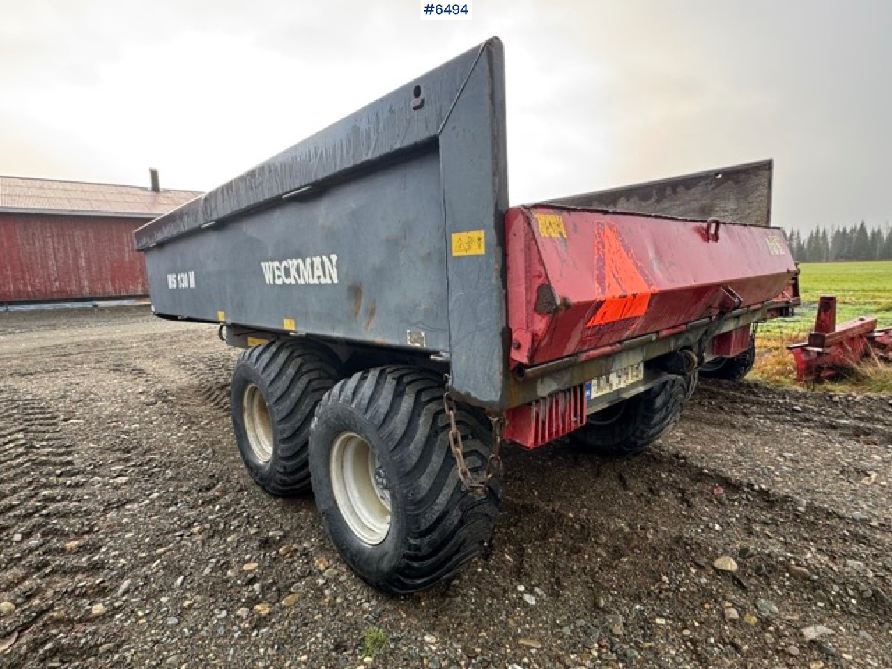 2016 Weckman WS130M dump trailer - Benne agricole: photos 5 2016 Weckman WS130M dump trailer - Benne agricole: photos 5