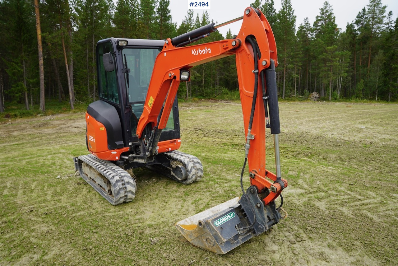 2018 Kubota U27-4 w/shear - Mini pelle: photos 5 2018 Kubota U27-4 w/shear - Mini pelle: photos 5