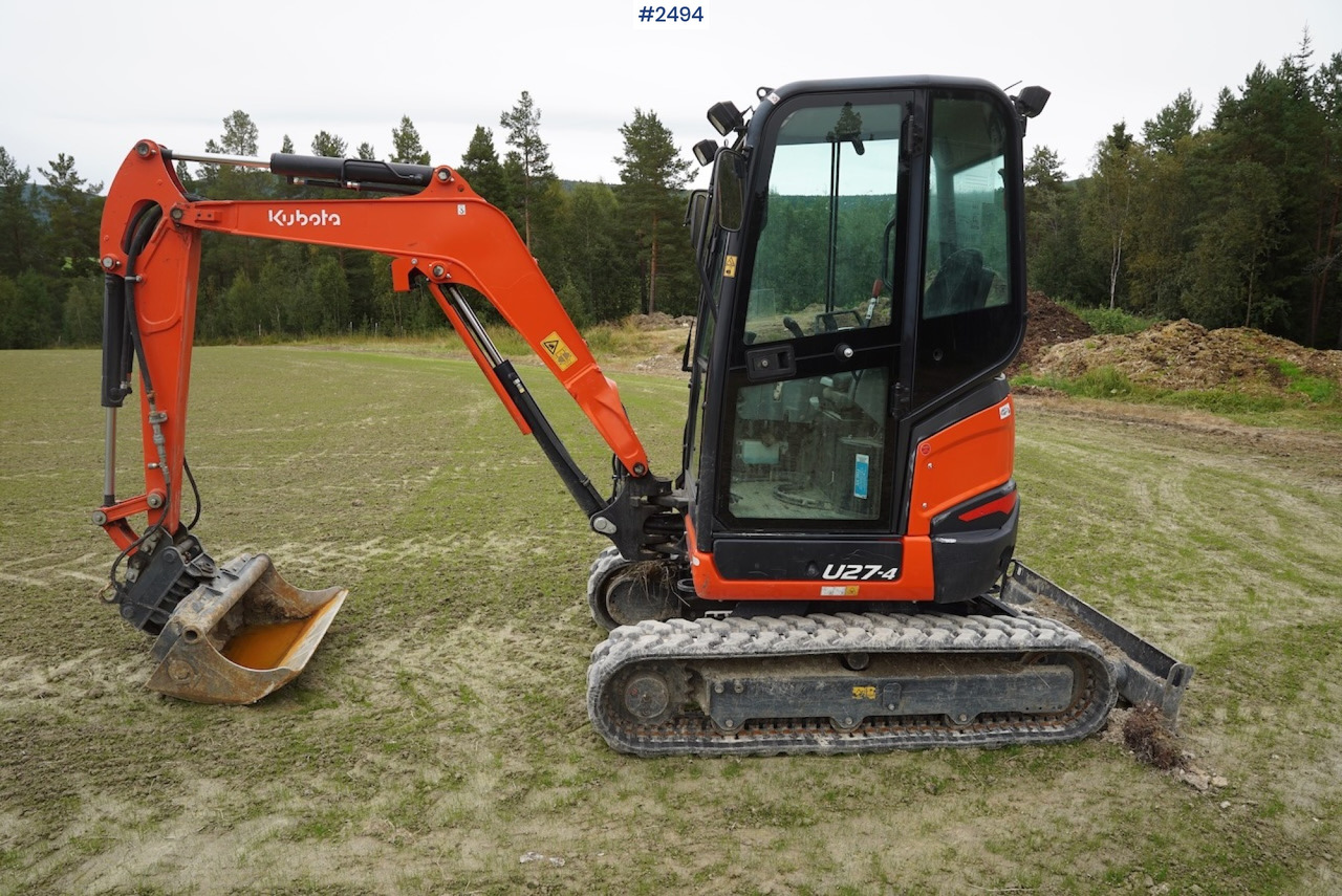 2018 Kubota U27-4 w/shear - Mini pelle: photos 3 2018 Kubota U27-4 w/shear - Mini pelle: photos 3