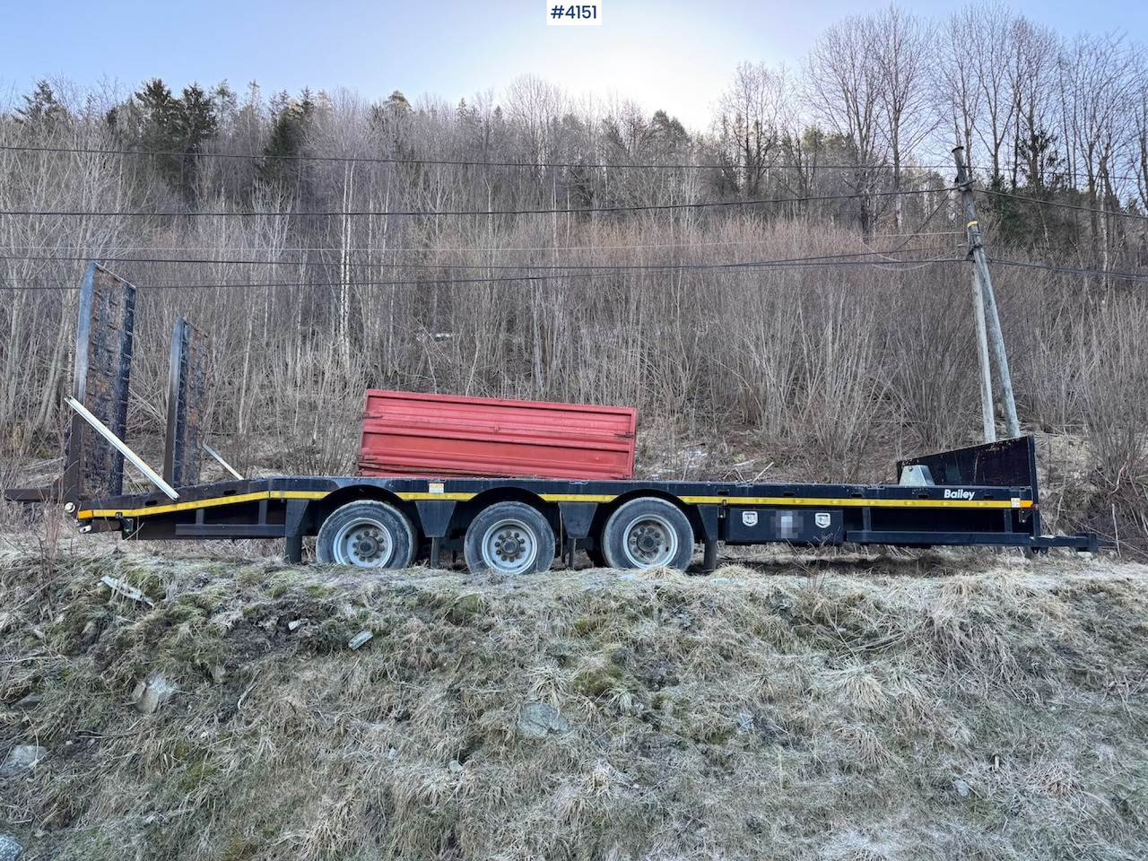 2020 Bailey 24 T Low Loader Machine Trolley - Remorque porte-engin surbaissée: photos 2 2020 Bailey 24 T Low Loader Machine Trolley - Remorque porte-engin surbaissée: photos 2