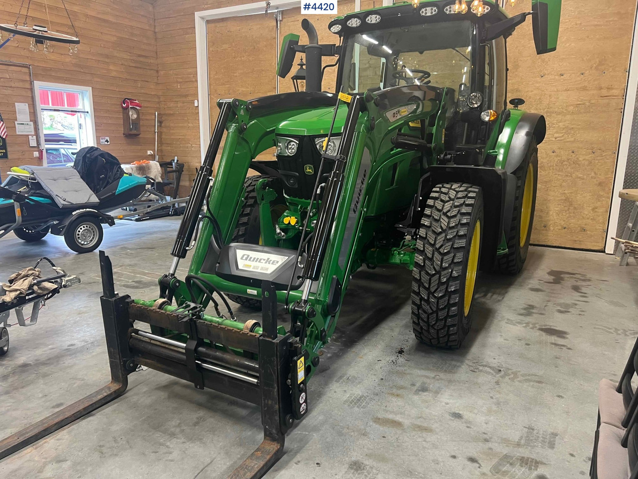 2024 John Deere 6150R w/ Quicke Front Loader & Bucket - Tracteur agricole: photos 2 2024 John Deere 6150R w/ Quicke Front Loader & Bucket - Tracteur agricole: photos 2