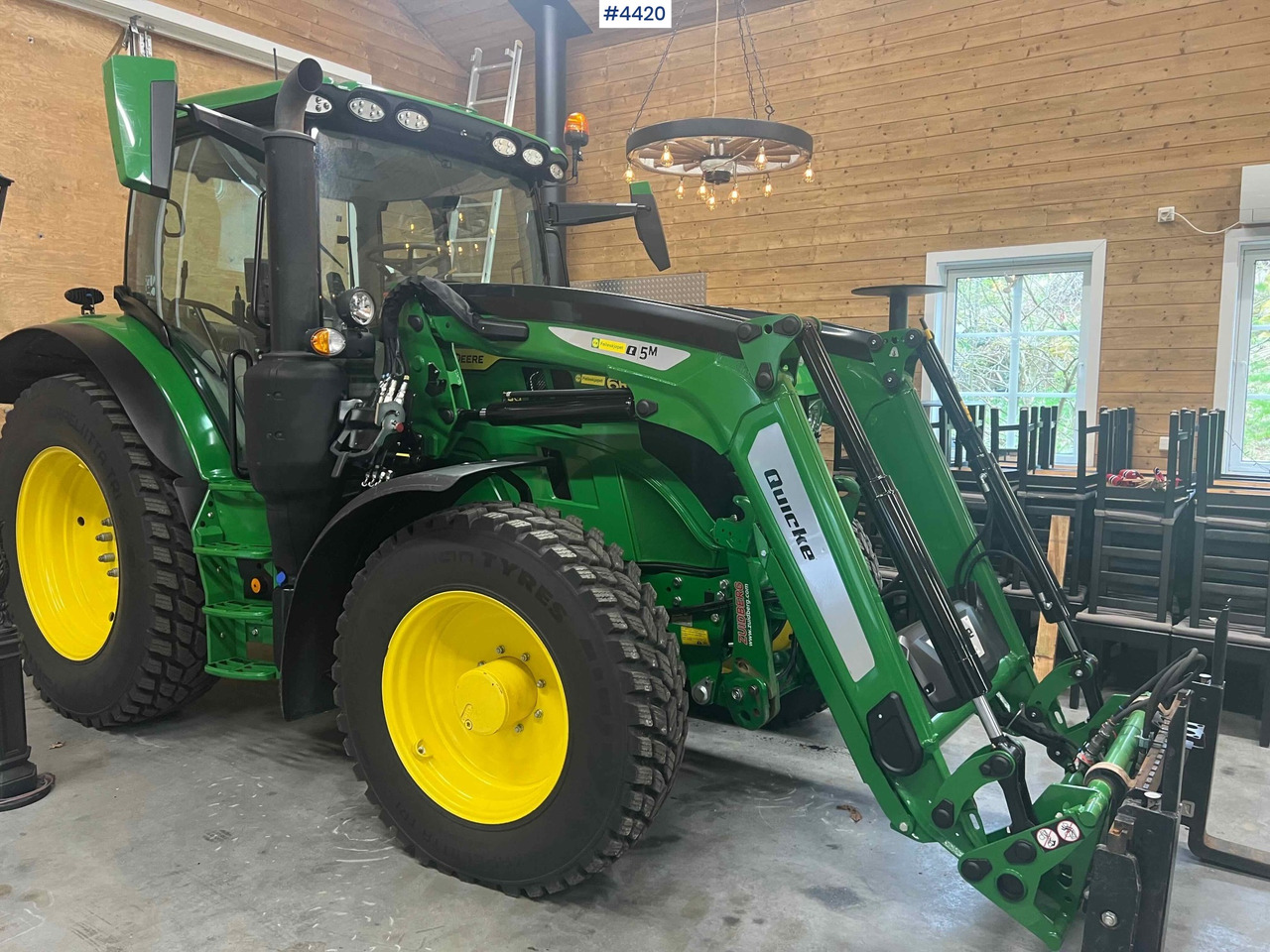 2024 John Deere 6150R w/ Quicke Front Loader & Bucket - Tracteur agricole: photos 5 2024 John Deere 6150R w/ Quicke Front Loader & Bucket - Tracteur agricole: photos 5