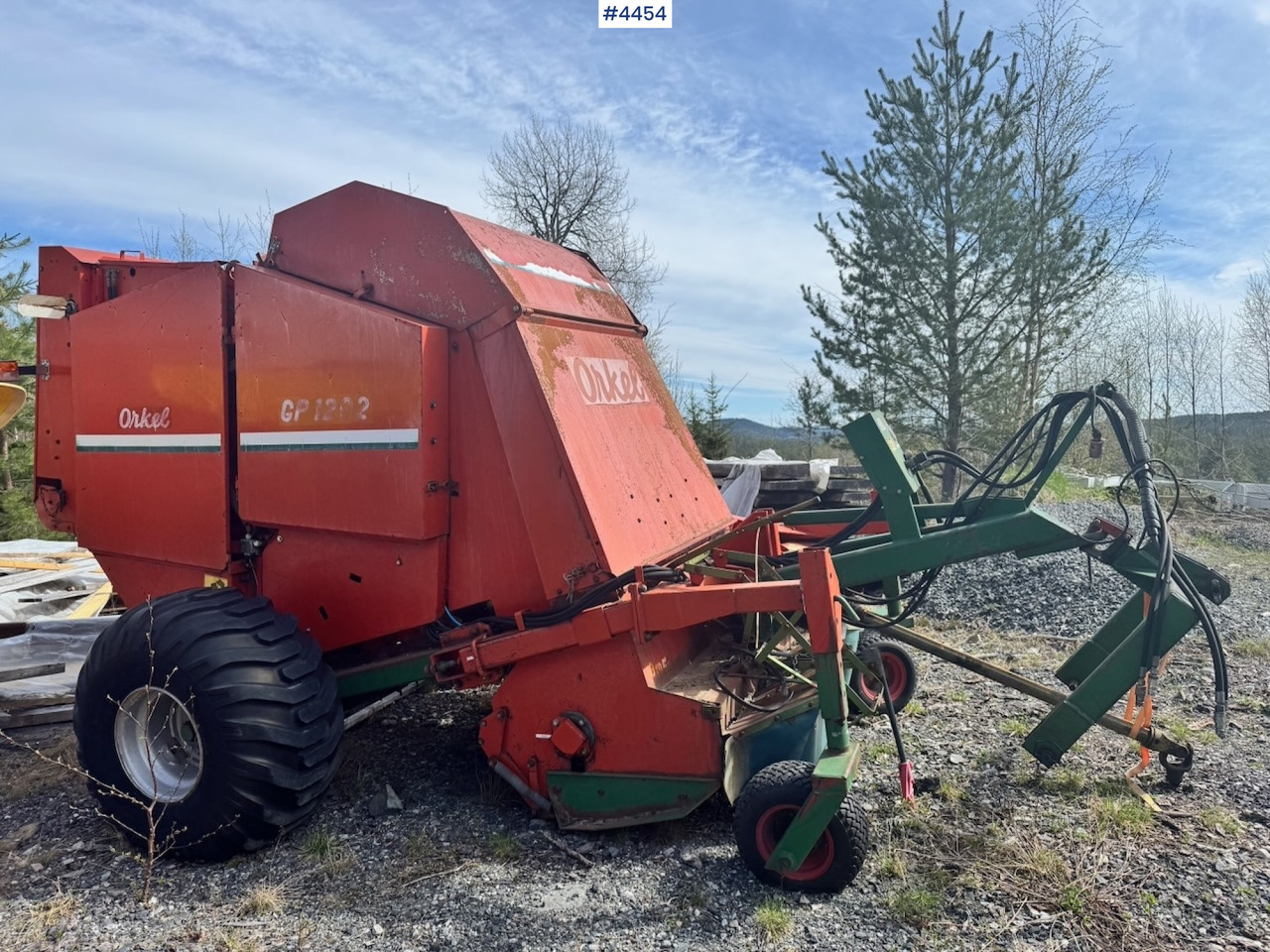 Circa 1994 Orkel GP1202 Round Baler - Matériel de fenaison: photos 5 Circa 1994 Orkel GP1202 Round Baler - Matériel de fenaison: photos 5