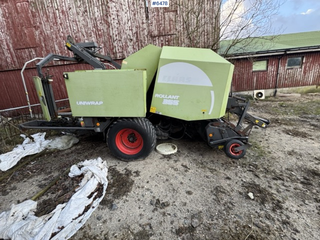 Claas Rollant 255 Uniwrap – 2010 model Condition: Repair project / for parts - Matériel de fenaison: photos 1 Claas Rollant 255 Uniwrap – 2010 model Condition: Repair project / for parts - Matériel de fenaison: photos 1