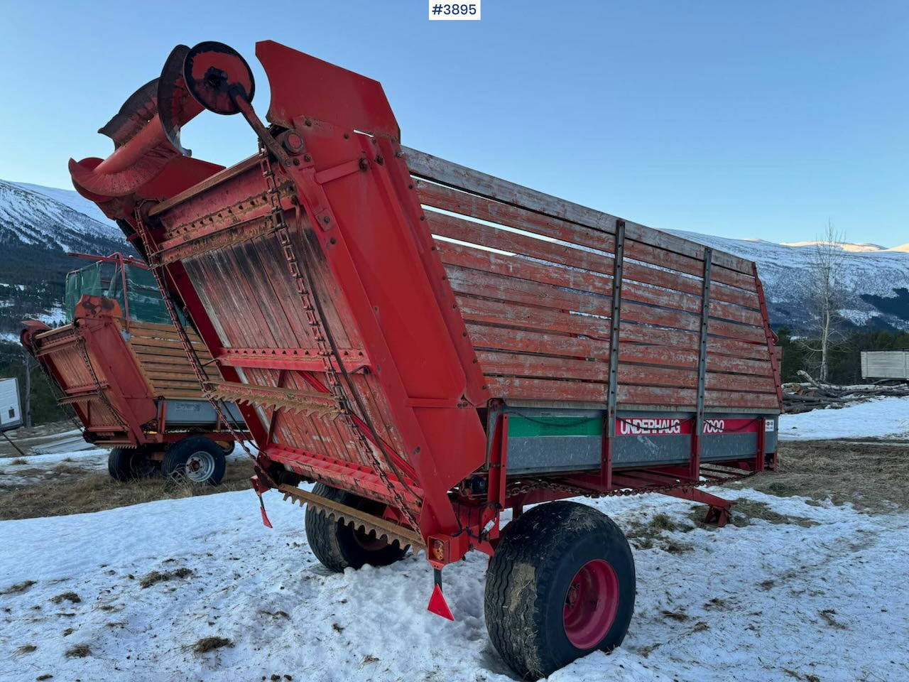 Matériel de fenaison Underhaug 7000 unloader wagon: photos 7 Matériel de fenaison Underhaug 7000 unloader wagon: photos 7