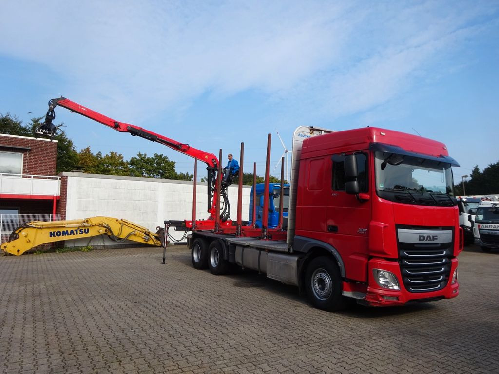 DAF XF 510 + EPSILON M120Z Holzheckladekran +Greifer - Camion grumier, Camion grue: photos 2 DAF XF 510 + EPSILON M120Z Holzheckladekran +Greifer - Camion grumier, Camion grue: photos 2