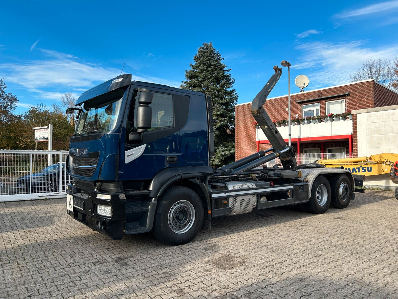 Iveco 460 Stralis MEILLER Abroller mit LIft-Lenkachse - Camion ampliroll: photos 4 Iveco 460 Stralis MEILLER Abroller mit LIft-Lenkachse - Camion ampliroll: photos 4