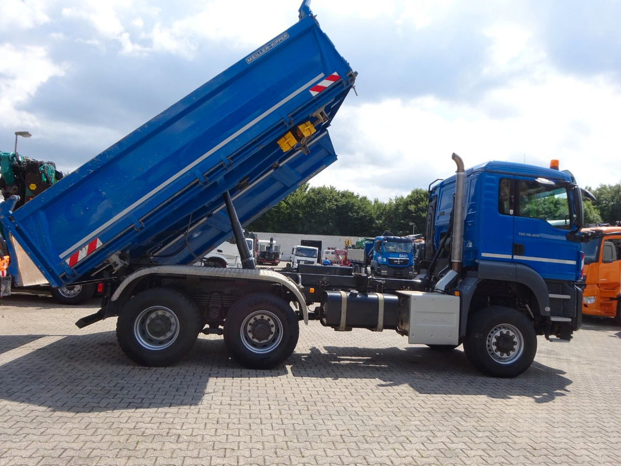 MAN 26.420 TGS MEILER 3Skipper + Bordmatik 6x6 - Camion benne, Camion grue: photos 5 MAN 26.420 TGS MEILER 3Skipper + Bordmatik 6x6 - Camion benne, Camion grue: photos 5