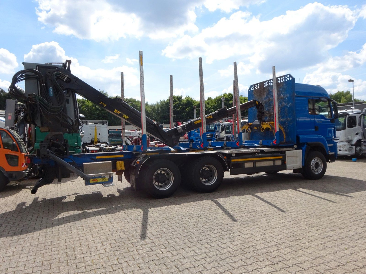 MAN 26.510 mit KESLA 2112 Holzkran+Kabine+Greifer - Camion grumier, Camion grue: photos 2 MAN 26.510 mit KESLA 2112 Holzkran+Kabine+Greifer - Camion grumier, Camion grue: photos 2