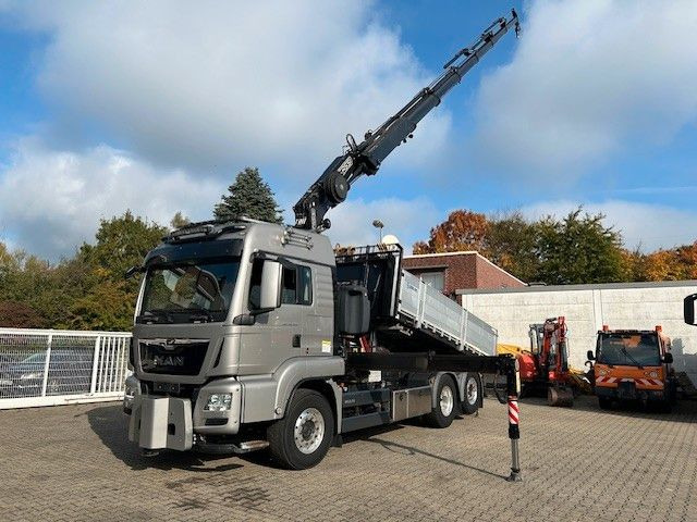 MAN 28.500 TGS 3Skipper + Fassi 395 Kran+Greifer 6x2 - Camion grue: photos 2 MAN 28.500 TGS 3Skipper + Fassi 395 Kran+Greifer 6x2 - Camion grue: photos 2