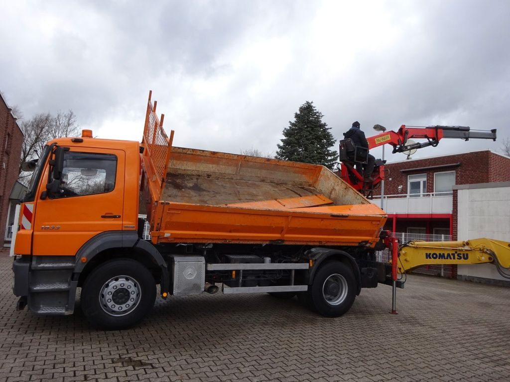 Mercedes-Benz 1833 Axor Kipper mit Kran Wechselsytem - Camion benne, Camion grue: photos 5 Mercedes-Benz 1833 Axor Kipper mit Kran Wechselsytem - Camion benne, Camion grue: photos 5