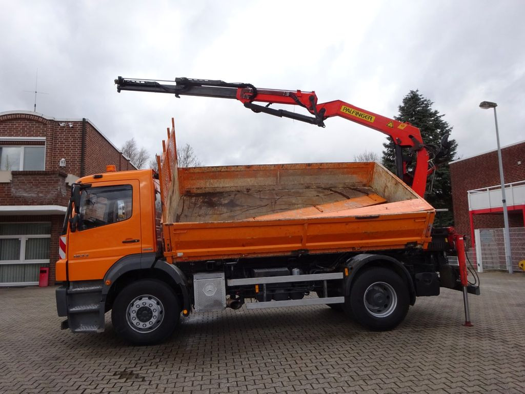 Mercedes-Benz 1833 Axor Kipper mit Kran Wechselsytem - Camion benne, Camion grue: photos 1 Mercedes-Benz 1833 Axor Kipper mit Kran Wechselsytem - Camion benne, Camion grue: photos 1