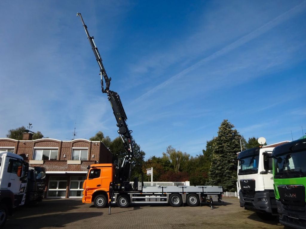 Mercedes-Benz 3751 Arocs Pritsche + HIAB 858 + JIB 8x2 - Camion grue, Camion plateau: photos 4 Mercedes-Benz 3751 Arocs Pritsche + HIAB 858 + JIB 8x2 - Camion grue, Camion plateau: photos 4