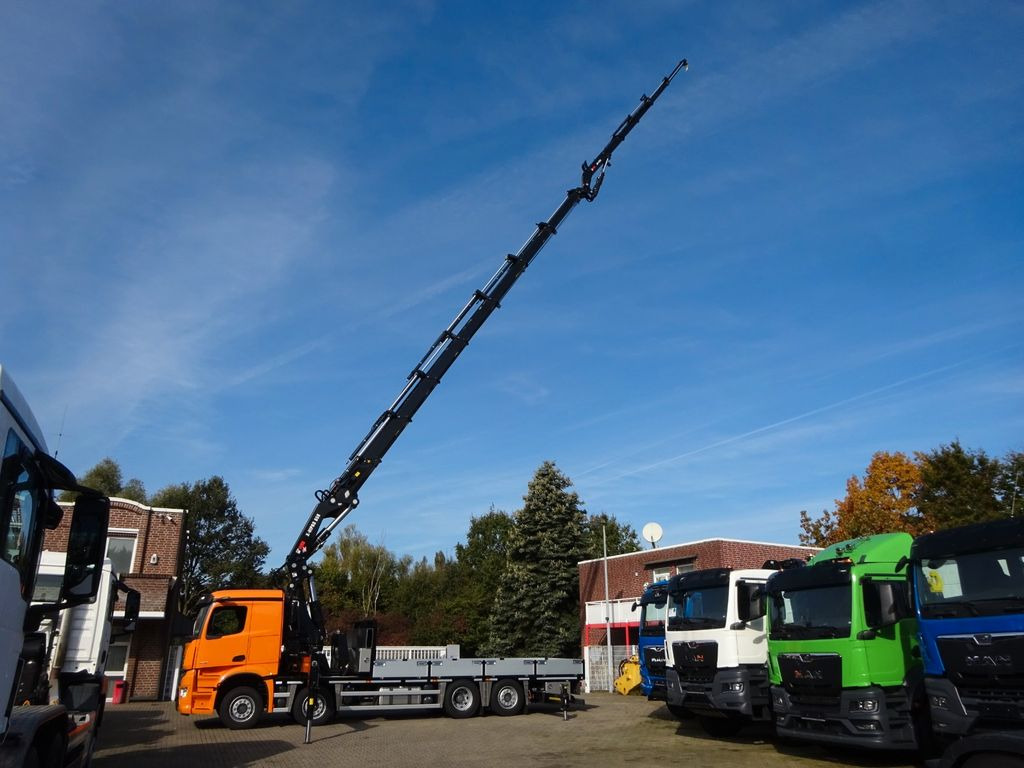 Mercedes-Benz 3751 Arocs Pritsche + HIAB 858 + JIB 8x2 - Camion grue, Camion plateau: photos 5 Mercedes-Benz 3751 Arocs Pritsche + HIAB 858 + JIB 8x2 - Camion grue, Camion plateau: photos 5
