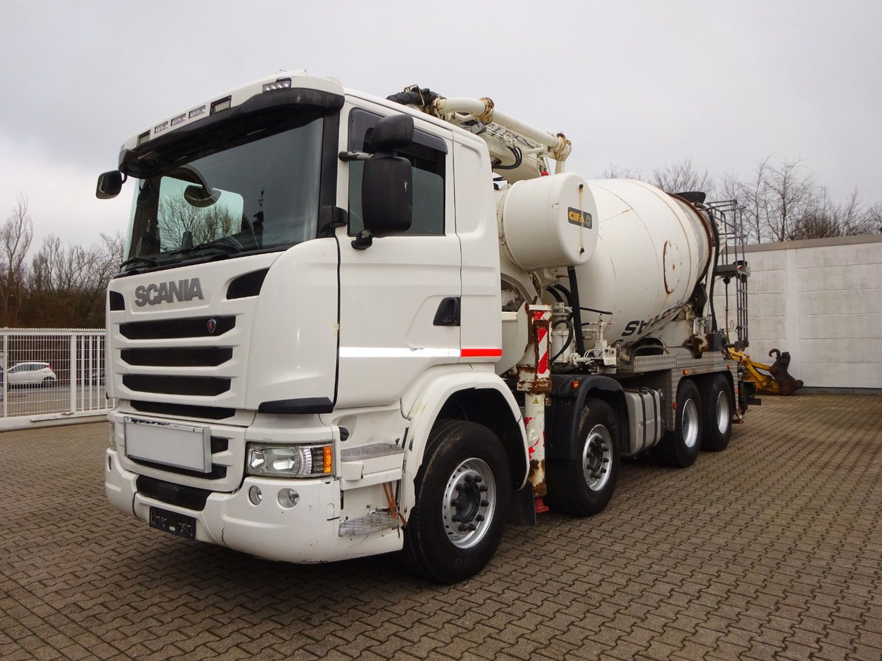 Scania PUMI CIFA 32 Meter 4 Knick. Scania PUMI CIFA 32 Meter 4 Knick. - Camion pompe: photos 5 Scania PUMI CIFA 32 Meter 4 Knick. Scania PUMI CIFA 32 Meter 4 Knick. - Camion pompe: photos 5