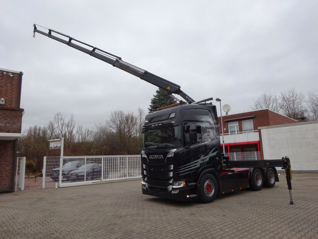 Scania R650 V8 SZM + PK19001SLD Kran Scania R650 V8 SZM + PK19001SLD Kran - Camion grue, Tracteur routier: photos 1 Scania R650 V8 SZM + PK19001SLD Kran Scania R650 V8 SZM + PK19001SLD Kran - Camion grue, Tracteur routier: photos 1