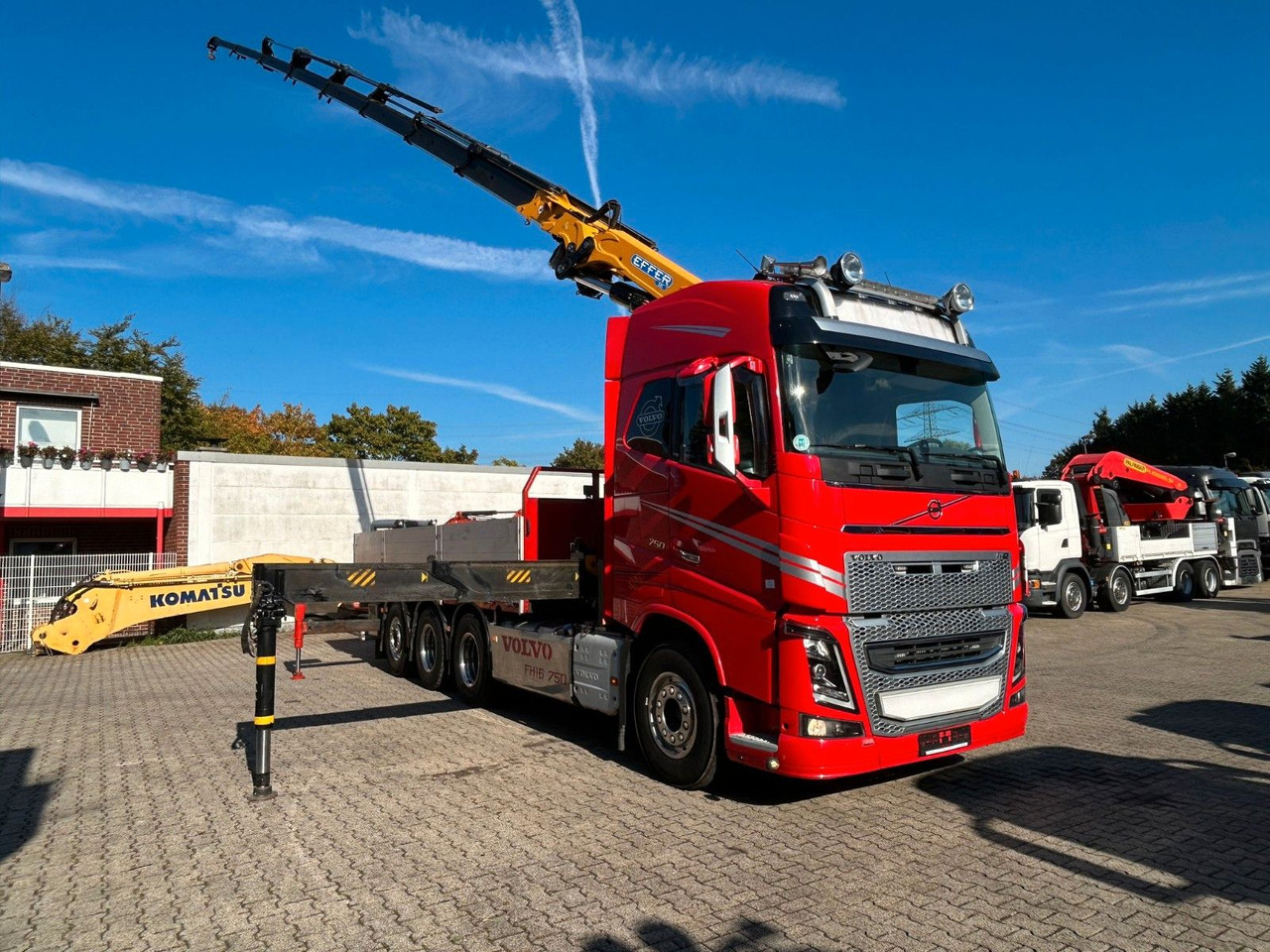 Volvo Autokran FH16 750 Pritsche EFFER 395/8S Lenk - Camion grue: photos 5 Volvo Autokran FH16 750 Pritsche EFFER 395/8S Lenk - Camion grue: photos 5