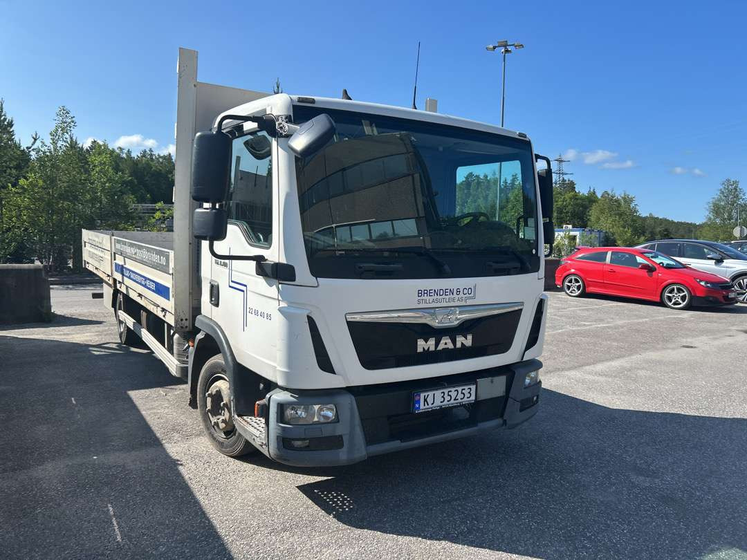 2014 Planbil MAN TGL 8.180 EU-Godkjent - Camion plateau: photos 2 2014 Planbil MAN TGL 8.180 EU-Godkjent - Camion plateau: photos 2