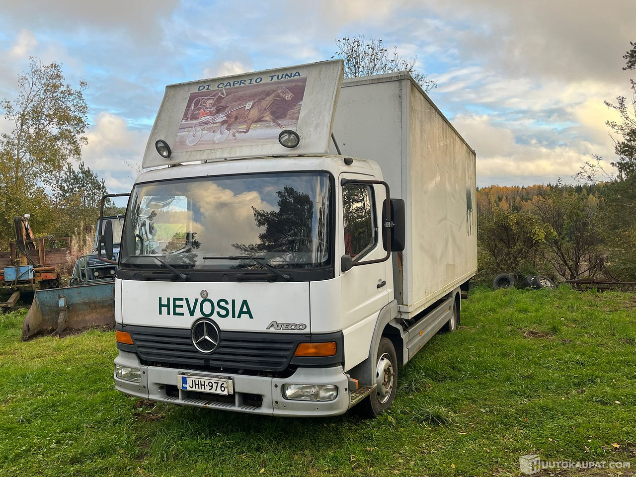 Mercedes-Benz Atego, hevoskuljetusauto, 2000, Inkoo - Camion: photos 3 Mercedes-Benz Atego, hevoskuljetusauto, 2000, Inkoo - Camion: photos 3