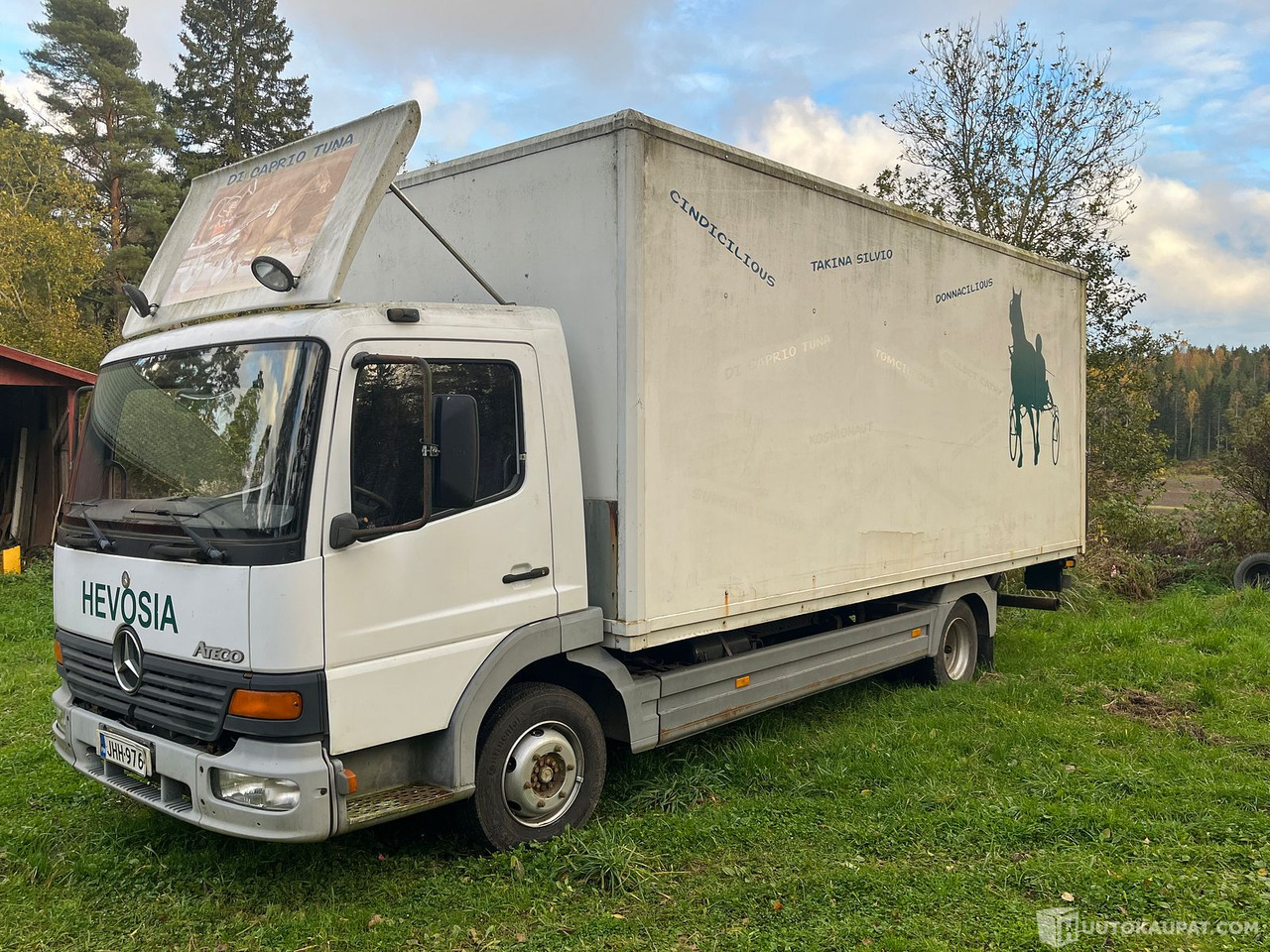 Mercedes-Benz Atego, hevoskuljetusauto, 2000, Inkoo - Camion: photos 2 Mercedes-Benz Atego, hevoskuljetusauto, 2000, Inkoo - Camion: photos 2