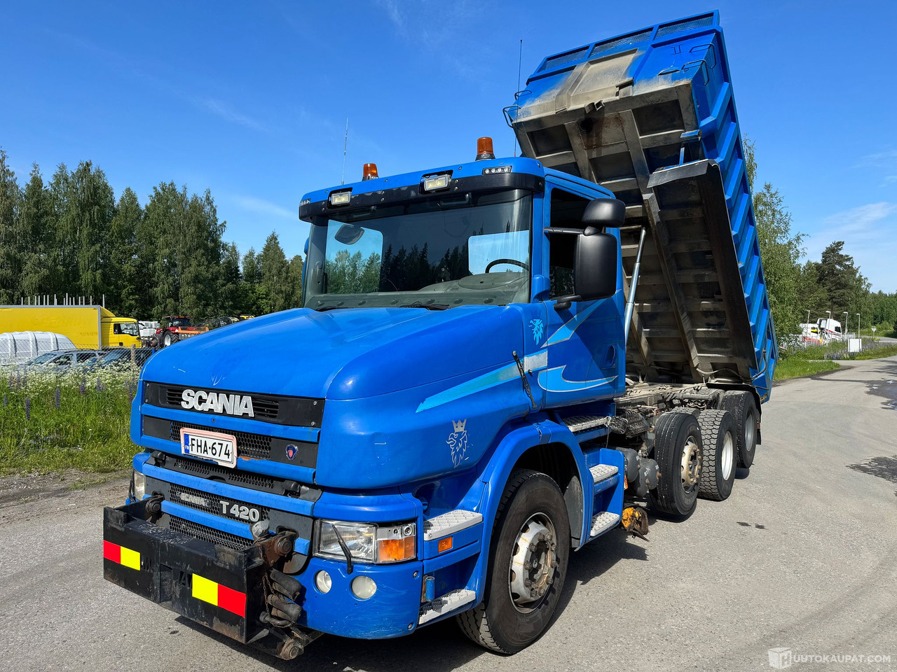 Scania T420 8x2, 2005, Viitasaari - Camion: photos 2 Scania T420 8x2, 2005, Viitasaari - Camion: photos 2