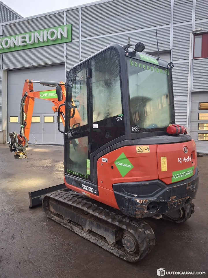 Kubota excavator KX030-4, yr 2018, 3,582 h, Espoo - Mini pelle: photos 2 Kubota excavator KX030-4, yr 2018, 3,582 h, Espoo - Mini pelle: photos 2